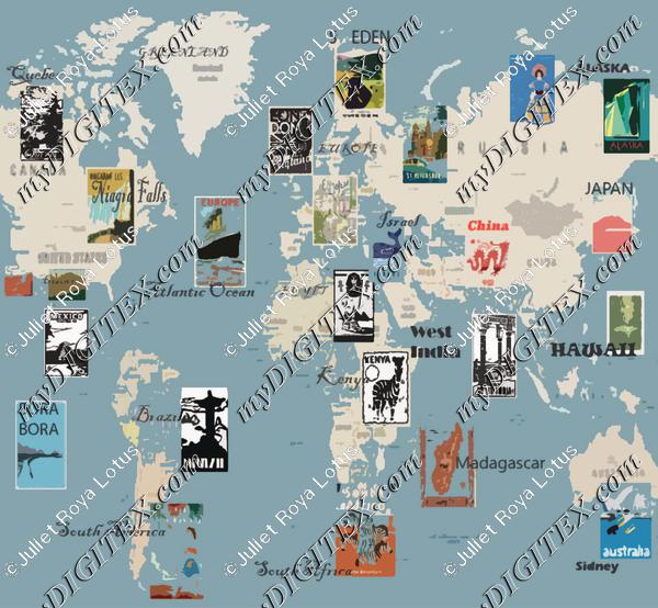 vintage travel poster 1