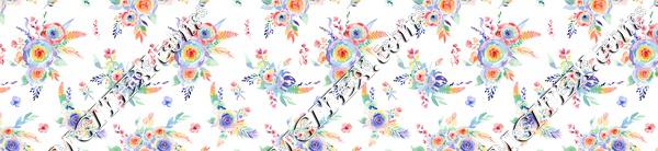 Rainbow Floral Rose