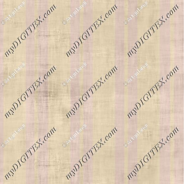 Floral Bouquet _Light Pink Stripe