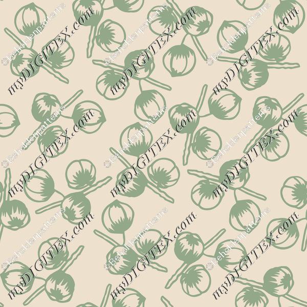 Pincones and Insects-12x12-300-Seed Pods -G018