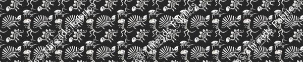 Dinosaur Bones Charcoal Small