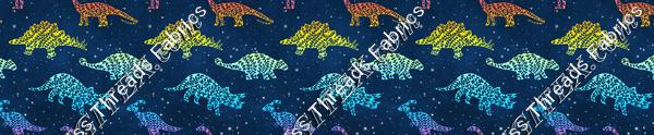 Dinosaur Rainbow Navy
