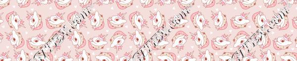 Unicorn Cartoon Pink