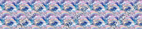 Unicorn Dreams Navy Rainbows