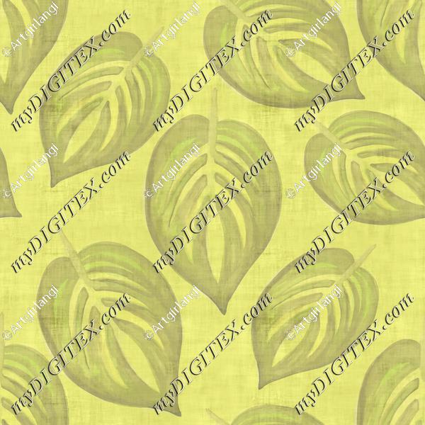 Plant Translucent Light Green Background