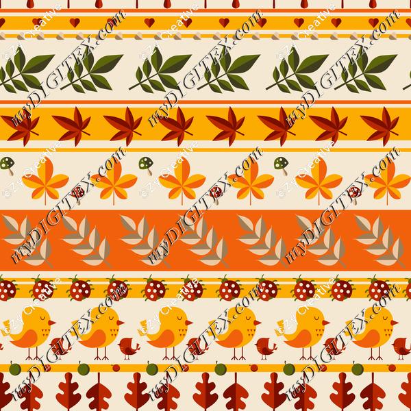 Fall Pattern stripes