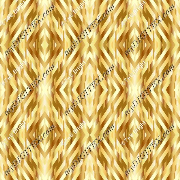 Gradient gold diamond shape