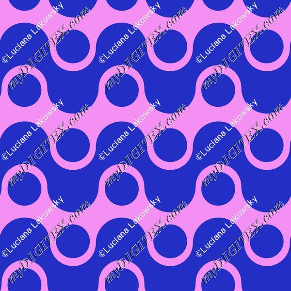 Groovy two tones geometric pattern
