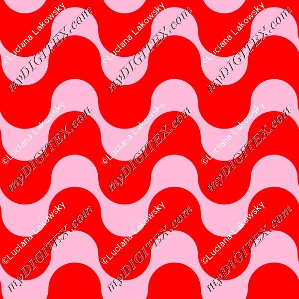 Abstract retro waves design