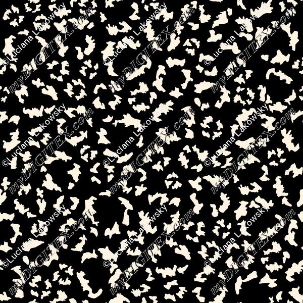 Black and white abstract animal print