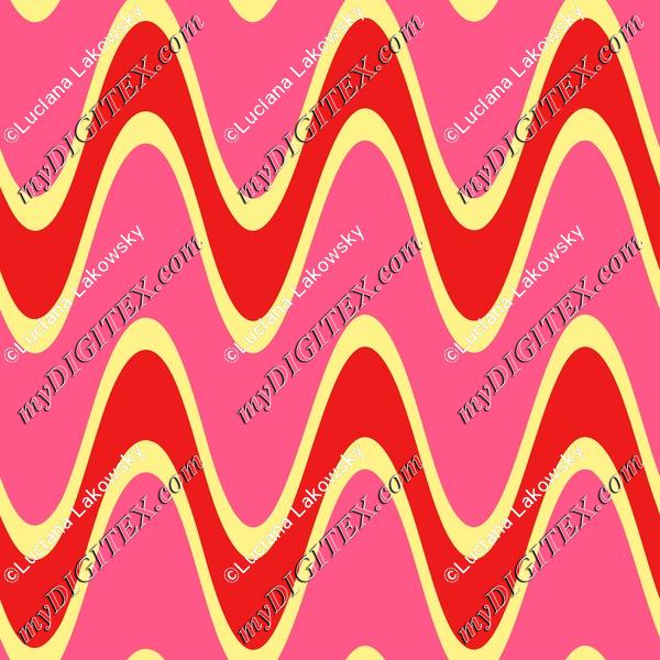 Abstract geometric sound wave pattern