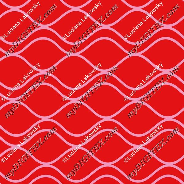 Firey red waves