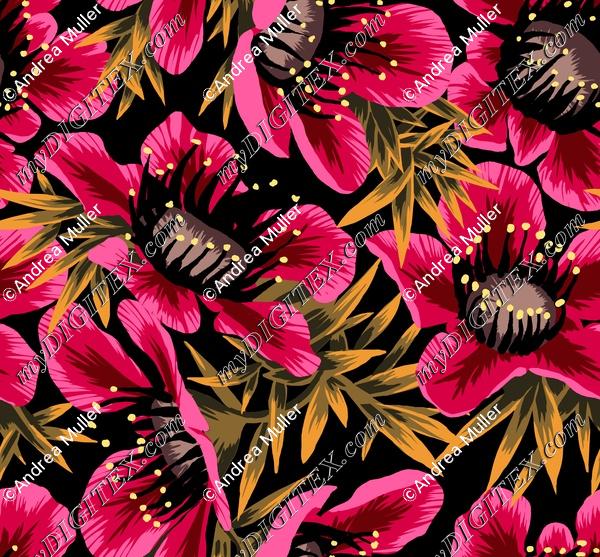 Manuka Floral - Red