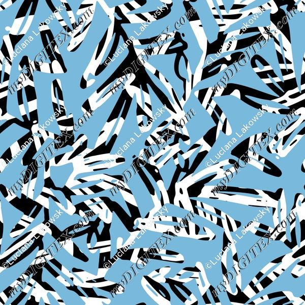 Funky zebra leaves