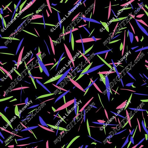 Neon leaves confetti