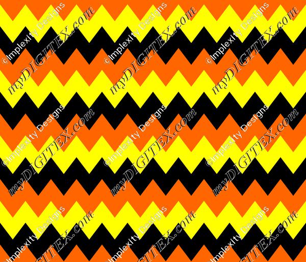 Pumpkin Chevron