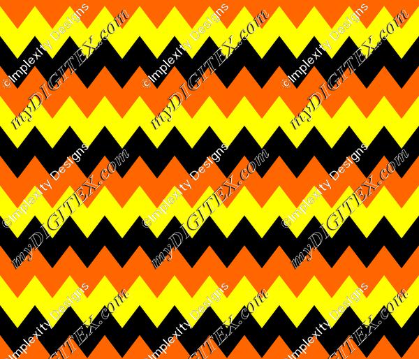 Pumpkin Chevron