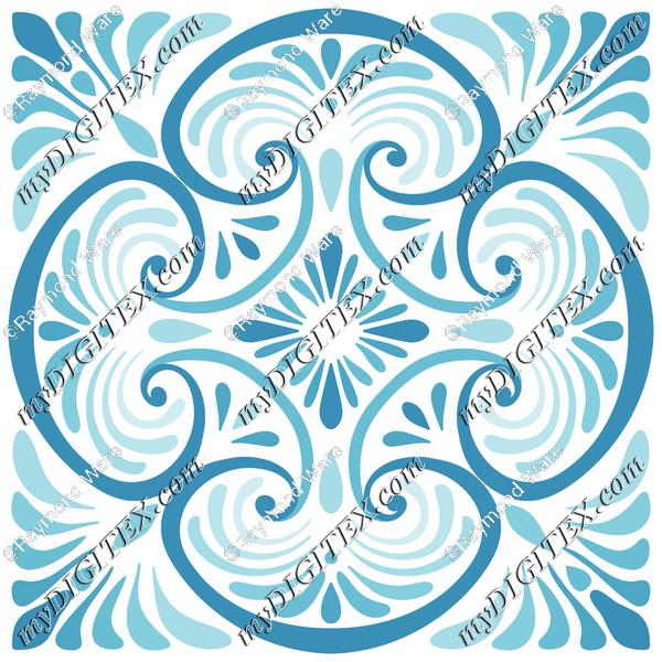 Deco Tile Blue