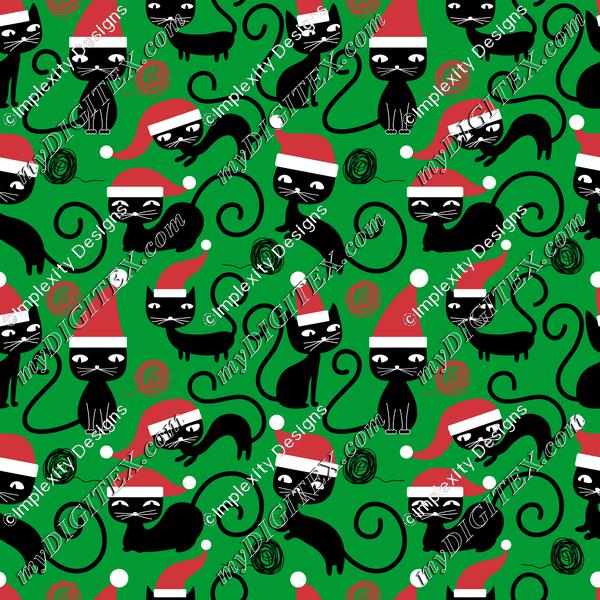 Cats in Santa Hats