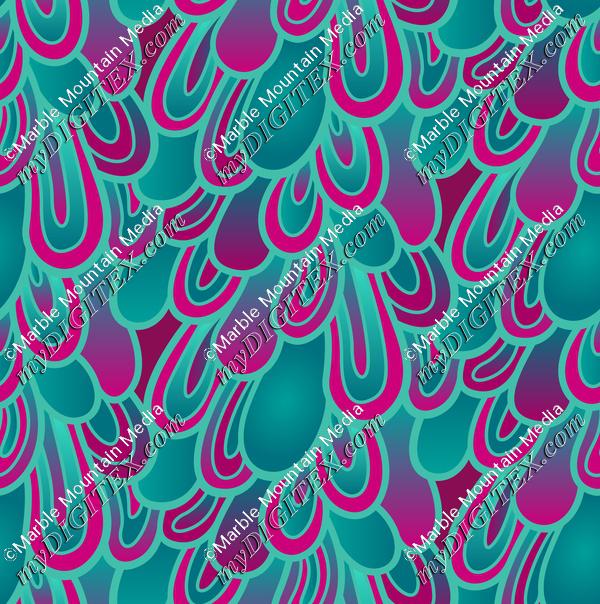 Looping Geometric - Magenta & Cyan