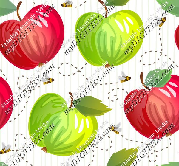 Fresh Apples - Light - White