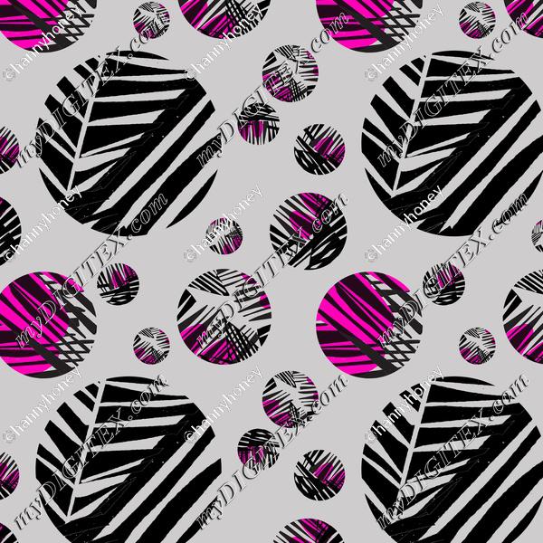 Zebra Diamond - Light Grey