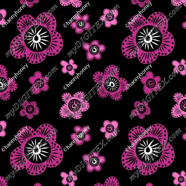 Marakesh - Pink - Black