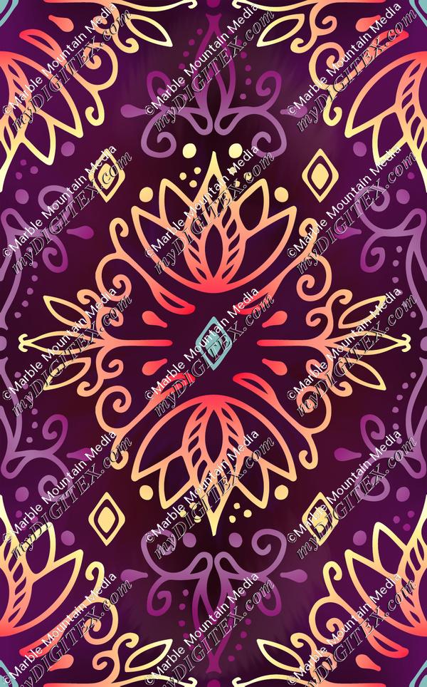 Lotus Deco - Purple Warm