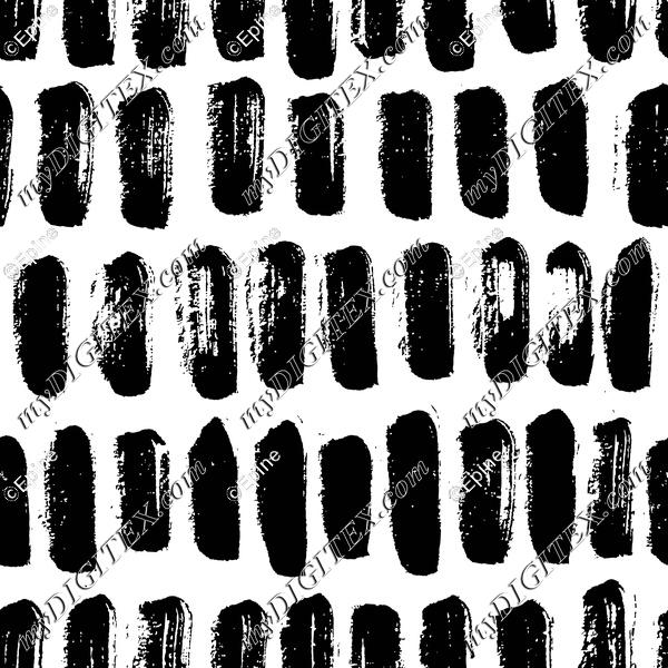 Modern ink brush pattern