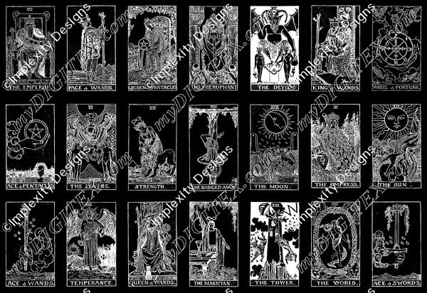 Ancient Tarot Illustrations