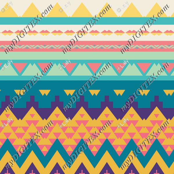 Pastel tribal design