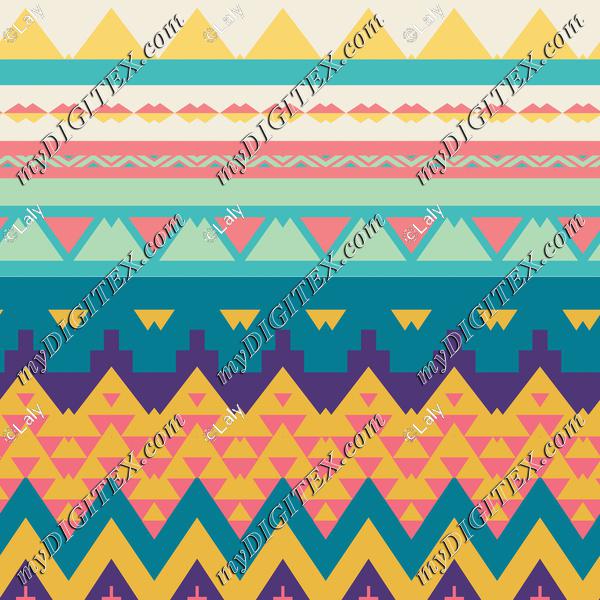 Pastel tribal design