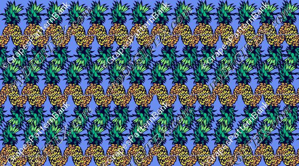 blue pineapples