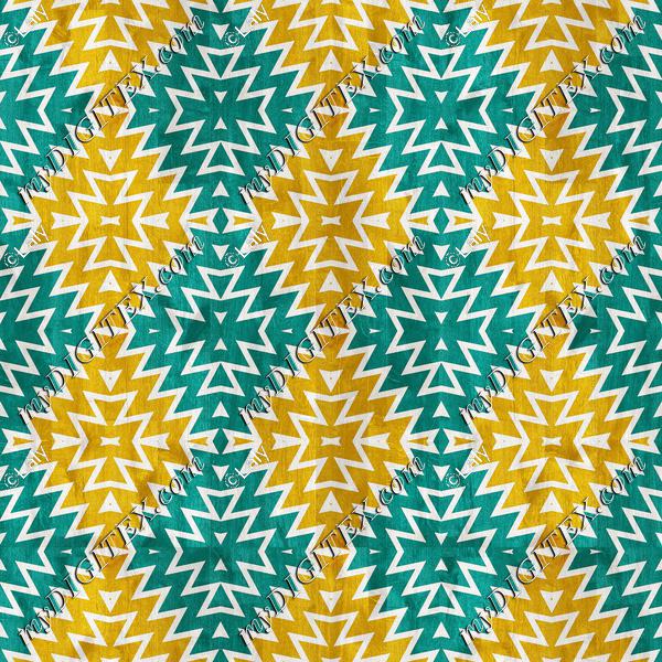 Blue yellow shapes pattern27u4