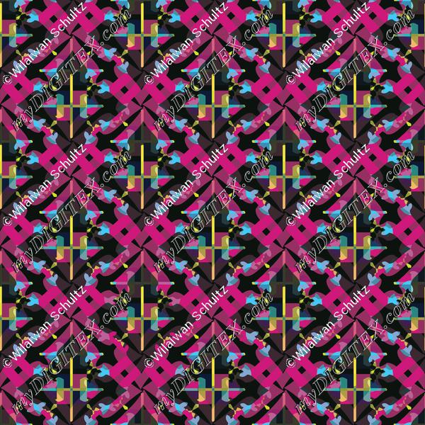 Abstract Thai Art Pattern colorful 170104