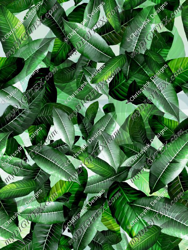 Banana Leaf Tropical Green