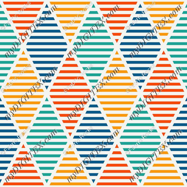 Geometric Stripes (on white)