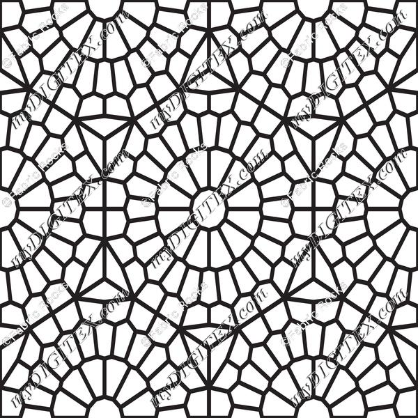 Mosaic Tiles Coloring