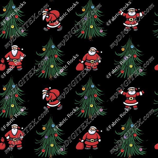 Santas in the Trees