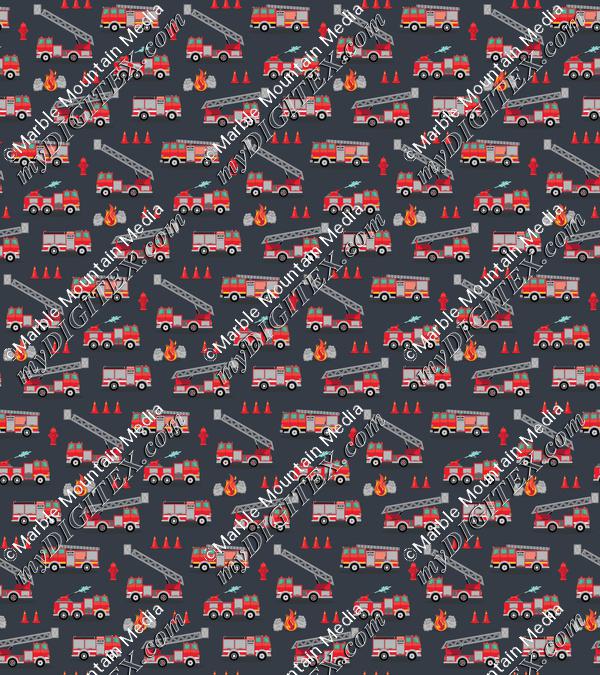 Fire Engine Scatter - Gray