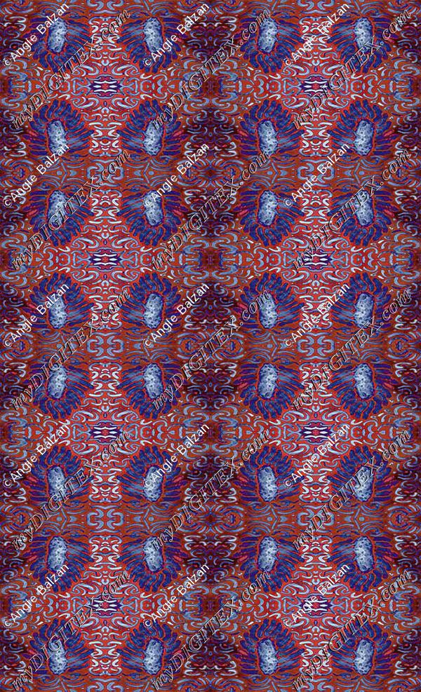 jungle fever blue orange