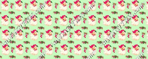 Pink Santa Layers for print Green