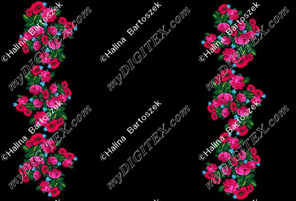 folk black 100x147cm dol gora