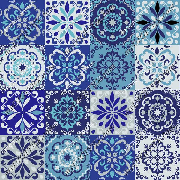 Bathroom Tiles Ceramic Kitckhen, Blue Moroccan Bathroom Tiles