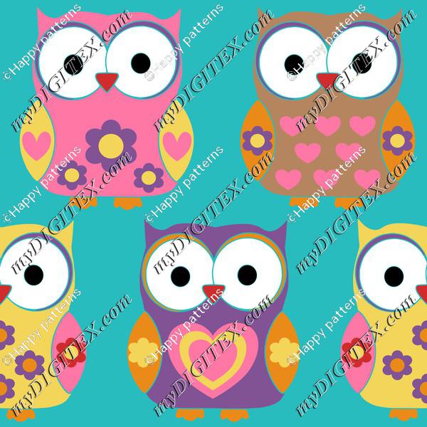 Cute. Funny owls