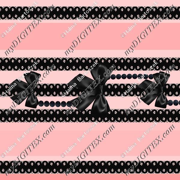 koronka ribbon coral print