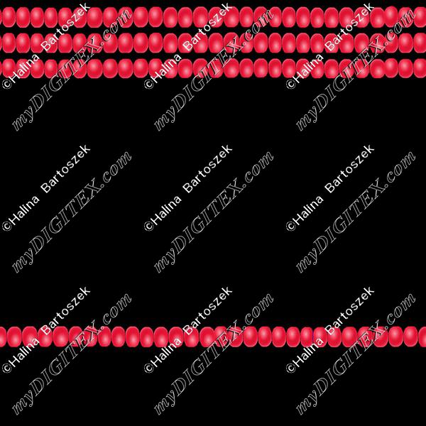 rosace black red corals 1