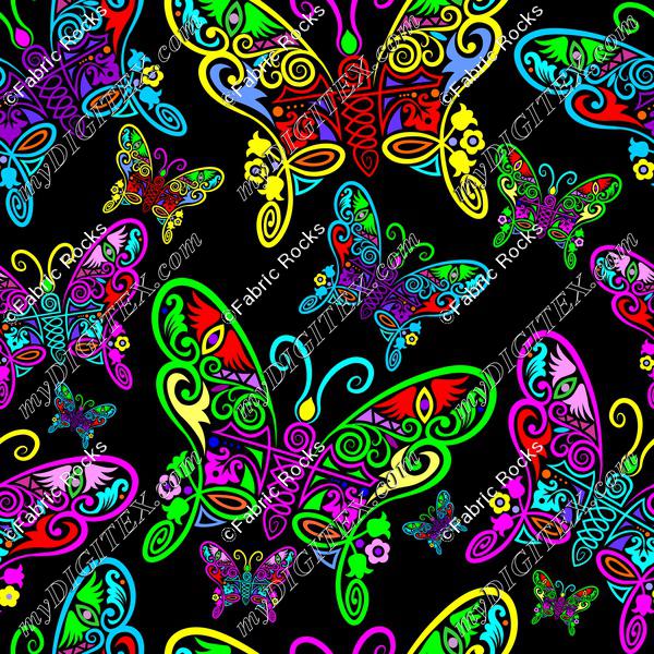 Psychedelic Butterflies