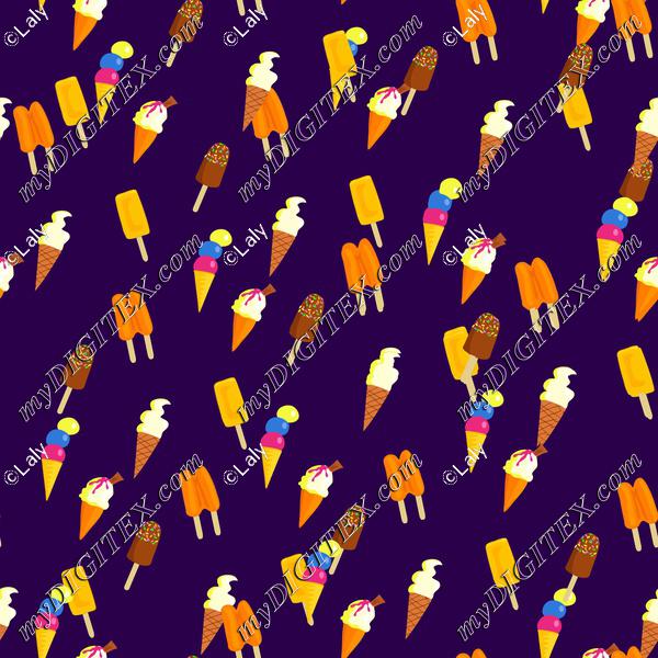 Ice cream pattern