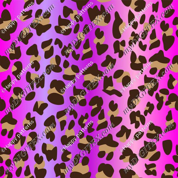 Retro Leopard Skin Cheeta Skin Pink Purple